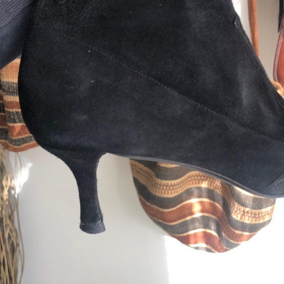 Stuart Weitzman black suede knee high boots - Picture 5 of 6